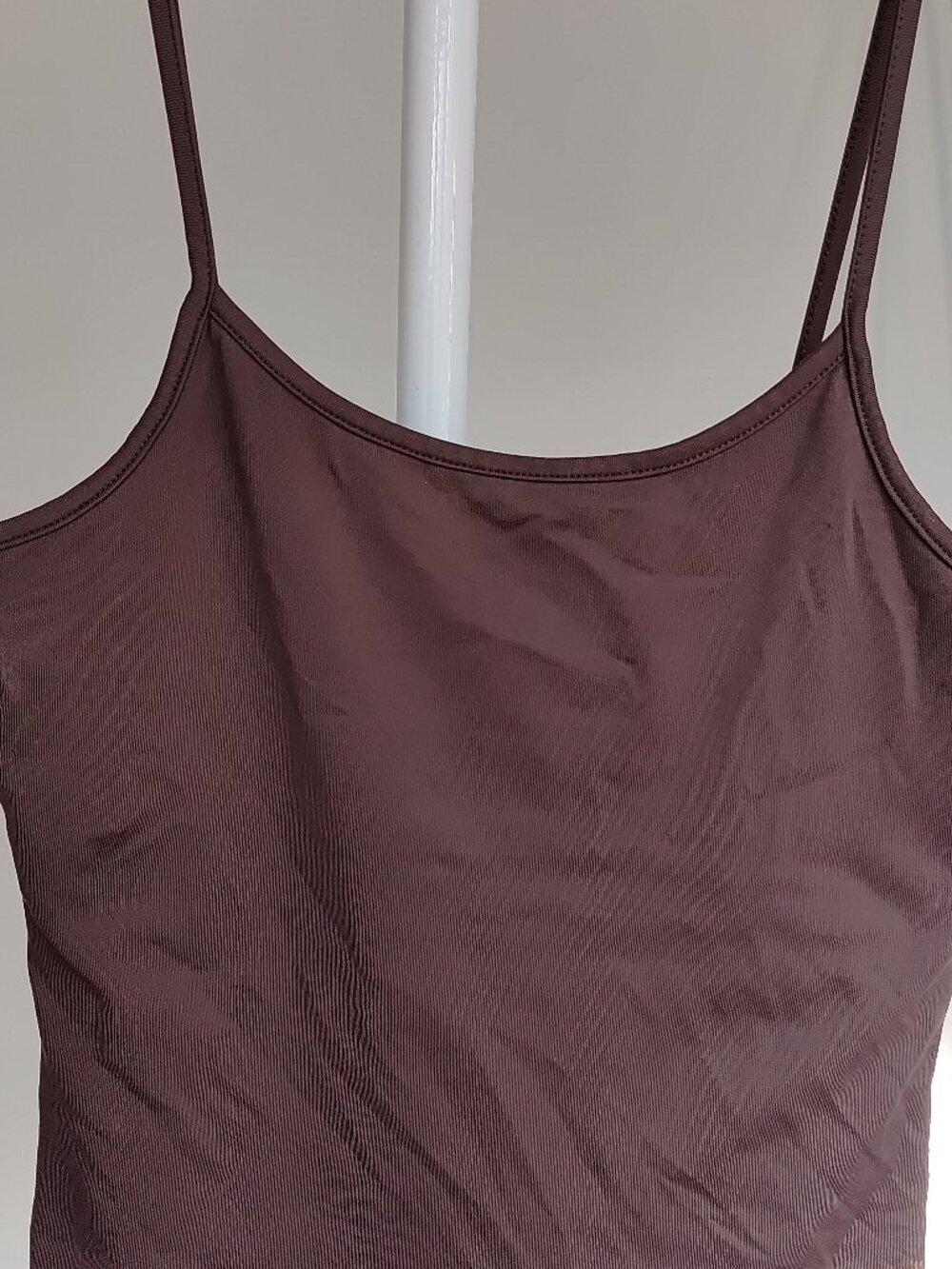 Mexx Size S Tank Top Brown Women's Stretch With Buit-in Bralet